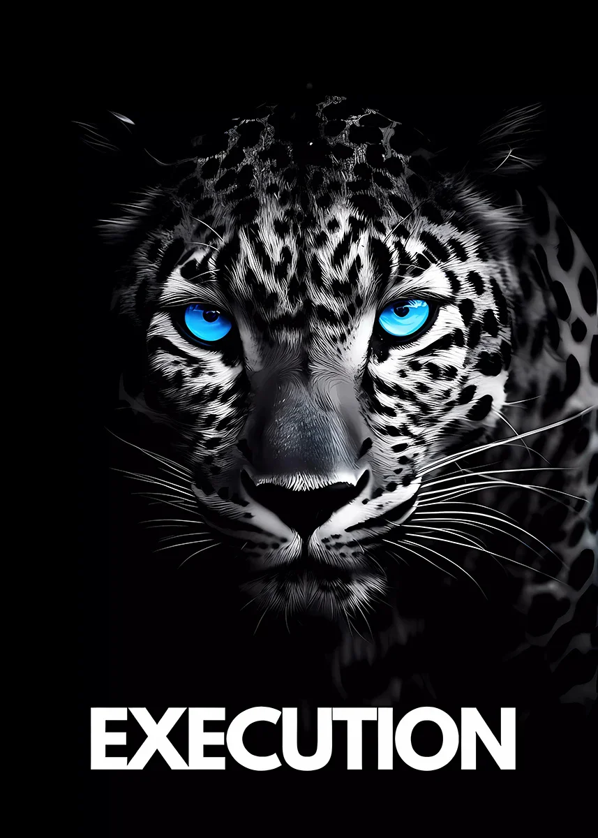 Animal Motivational Wall Art Lion Wolf Leopard Canvas Painting Entrepreneur Quotes Prints Posters Home Office Decor Frameless - Image 8